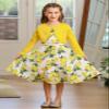 Bonny Billy Girls' Long Sleeve Knit Bolero Cardigans Jacket Cover Up Sweater 7-8 Years Yellow view 2