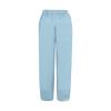 QWENTMTNTY Plus Size Capris Pants for Women Cotton Linen Wide Leg Casual Summer Comfy High Waisted Loose Crop Pants Pockets view 4