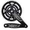 BESNIN Bike Crankset 22/32/44T 9 Speed 104mm BCD for Bicycle Square crankset Black view 1