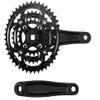 BESNIN Bike Crankset 22/32/44T 9 Speed 104mm BCD for Bicycle Square crankset Black view 4
