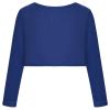 Bonny Billy Girls' Long Sleeve Knit Bolero Cardigans Jacket Cover Up Sweater 4-5 Years Blue view 3