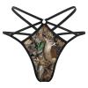 BAIKUTOUAN Camo Deer Camouflage Hunting Women T-Back Mesh Thong Panties G-String Panties Underwear Sexy view 3