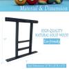 Gacco Billiards Wall Mount Pool Cue Stick Holder, Black Solid Wood Rack for 8 Cues view 3
