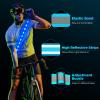 Higo LED Waistband Reflective Running Gear Rechargeable Running Belt, Adjustable Glowing Waist Belt, Safety LED Running Lights for Runners (Blue) view 4