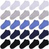 Duufin 25 Pairs Kids Ankle Socks Low Cut Half Cushion Low Rise Ankle Sock for Boys and Girls, 4-6X view 1