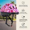 Asslen Kids Bike Helmet Suitable for Ages 3-8 Years Boys Girls, Adjustable Toddler Helmet with Knee Elbow Pads Wrist Guards Sports Protective Gear Set for Bike Bicycle Skateboard Scooter-Pink view 2