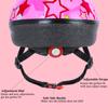 Asslen Kids Bike Helmet Suitable for Ages 3-8 Years Boys Girls, Adjustable Toddler Helmet with Knee Elbow Pads Wrist Guards Sports Protective Gear Set for Bike Bicycle Skateboard Scooter-Pink view 4