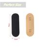 ACFELLE 10Pcs Pre-Cut Fingerboard Grip Tape, 34mmx98mm Pro Mini Finger Skateboards One Step Install Foam Adhesive Stickers Wooden Non Slip Tape (10 Pcs) view 2
