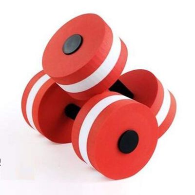 DECHOUS Eva Water Floating Dumbbells Pull Buoy Swimming Barbell for Adults Pool Exercise Equipment