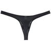 Botmois Sexy Men's Shiny Mesh Bikini Thong See-through Underwear Pouch G-string Sheer T-back Organdy Tangas 3-Pack(Black, Red, Grey) L view 2