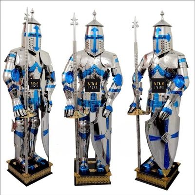 Medieval Full Suit of Armor Knight Fighting Templar Body Armour Cosplay LARP Reenactment Costume