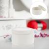 Zerodeko White Ceramic Jewelry Storage Box Round Ring Box with Lid for Small Earrings and Pendants Compact Jewelry Organizer for Bedroom and Home Decor view 4