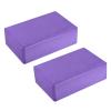 uxcell Yoga Block 9" x 6" x 3" Light Weight High-Density EVA Foam Brick for Beginners, Yogis, Pilates, Meditation, Purple 2Pcs view 1