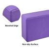 uxcell Yoga Block 9" x 6" x 3" Light Weight High-Density EVA Foam Brick for Beginners, Yogis, Pilates, Meditation, Purple 2Pcs view 3