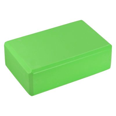 uxcell Yoga Block 9" x 6" x 3" Light Weight High-Density EVA Foam Brick for Beginners, Yogis, Pilates, Meditation, Green