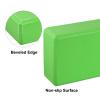 uxcell Yoga Block 9" x 6" x 3" Light Weight High-Density EVA Foam Brick for Beginners, Yogis, Pilates, Meditation, Green view 3