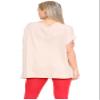 Janisramone Women s Off Shoulder Tops, Plain Batwing Short Sleeve Oversized T Shirts for Women, Baggy Bardot Top, Party Wear Stone view 3