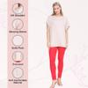 Janisramone Women s Off Shoulder Tops, Plain Batwing Short Sleeve Oversized T Shirts for Women, Baggy Bardot Top, Party Wear Stone view 4