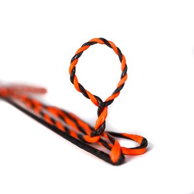 Shatterproof Archery Fast Flight Bow String Flemish Twist (58", Black/Flo Orange Actual Bowstring Length)