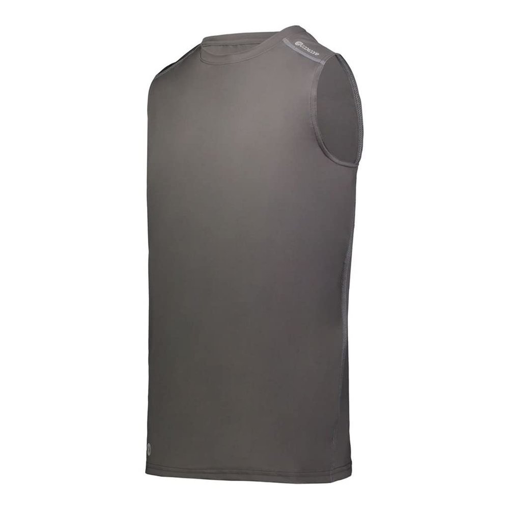 Holloway Men's Electrify CoolCore Tank (Small, Iron)
