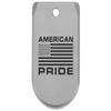 NDZ Performance Magazine Base Plate Finger Extension for Sig P365 & P365 SAS 9MM  Laser Engraved Aluminum, EDC Upgrade, USA Made, Silver  American Pride US Flag view 1