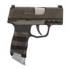NDZ Performance Magazine Base Plate Finger Extension for Sig P365 & P365 SAS 9MM  Laser Engraved Aluminum, EDC Upgrade, USA Made, Silver  American Pride US Flag view 3