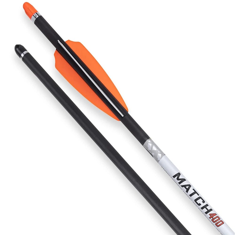 Wicked Ridge Match 400 Alpha-Nock Carbon Arrows, 20".003", Multi (HEA-760.3)
