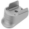 NDZ Performance Magazine Base Plate Finger Extension for Sig P365 & P365 SAS 9MM  Laser Engraved Aluminum, EDC Upgrade, USA Made, Silver  Spartan Helmet US Flag view 2