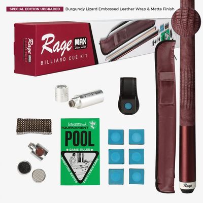 Rage Pre-Packed Billiard Cue Kit - Pro Special Edition