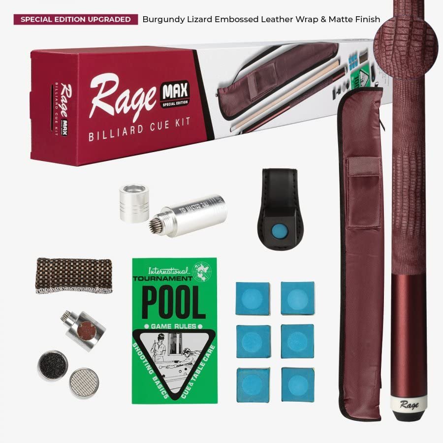 Rage Pre-Packed Billiard Cue Kit - Pro Special Edition