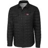 Cutter & Buck Men's Black New York Giants Big & Tall Rainier Shirt Jacket view 1