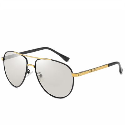 XINXIN Men's Polarized Driving Sunglasses Cycling Retro Multifunctional Sports Sunglasses (Color : D, Size : Medium)
