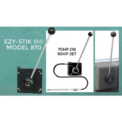 Ezy-Stik III 870 Mechanical Marine Steering System with 11.5 Foot Cable