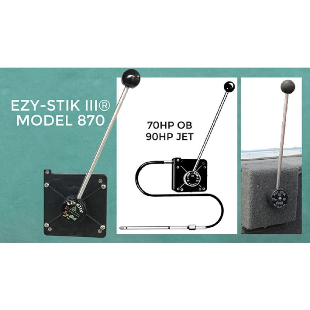 Ezy-Stik III 870 Mechanical Marine Steering System with 11.5 Foot Cable