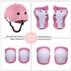 Kids Bike Helmet for Ages 2-14, Adjustable Safety Toddler Helmet with Protective Gear Set, Skateboard Scooter Helmets with Knee Elbow Pads Wrist Guards (Pink, Medium (for Ages 8-14)) view 2