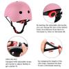 Kids Bike Helmet for Ages 2-14, Adjustable Safety Toddler Helmet with Protective Gear Set, Skateboard Scooter Helmets with Knee Elbow Pads Wrist Guards (Pink, Medium (for Ages 8-14)) view 4