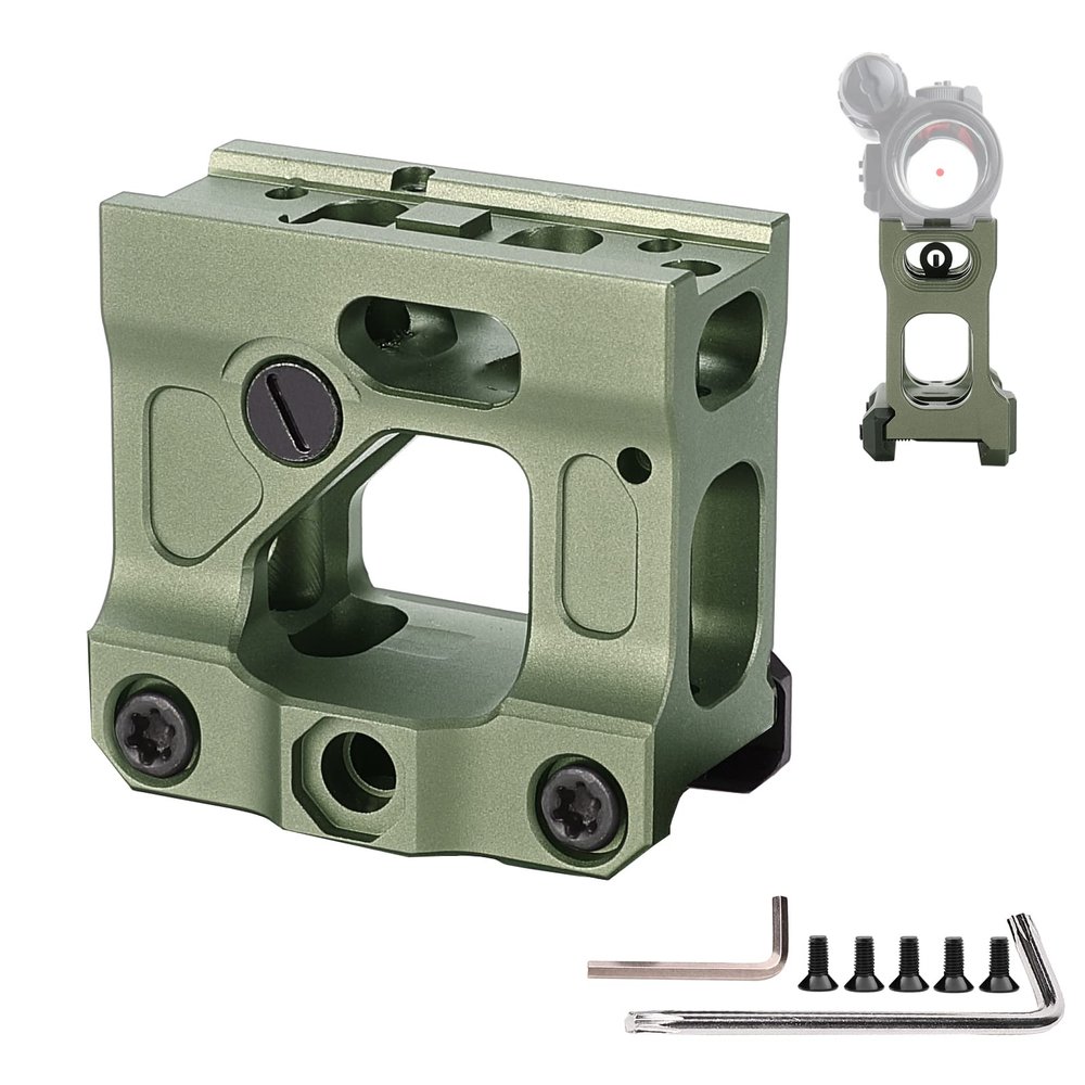 Phoking Red Dot Riser Mount Picatinny Riser Mounts for T1 T2 H1 H2 Optic Sight Accepts All Footprint Optics