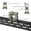 Phoking Red Dot Riser Mount Picatinny Riser Mounts for T1 T2 H1 H2 Optic Sight Accepts All Footprint Optics view 4