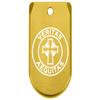NDZ Performance Magazine Base Plate Finger Extension for Sig P365 & P365 SAS 9MM  Laser Engraved Aluminum, EDC Upgrade, USA Made, Gold  Celtic Cross Veritas Aequitas Circle view 1