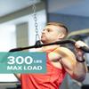 Fitness Chain 23in, Workout Chain, Cable Machine Extension Chain, 304 Stainless Steel LAT Pull Cable Extension Weight Lifting Machine Chain, Curl Bar Chain for Home Gym view 2
