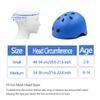 Kids Bike Helmet for Ages 2-14, Adjustable Safety Toddler Helmet with Protective Gear Set, Skateboard Scooter Helmets with Knee Elbow Pads Wrist Guards (Blue, Medium (for Ages 8-14)) view 3