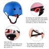 Kids Bike Helmet for Ages 2-14, Adjustable Safety Toddler Helmet with Protective Gear Set, Skateboard Scooter Helmets with Knee Elbow Pads Wrist Guards (Blue, Medium (for Ages 8-14)) view 4