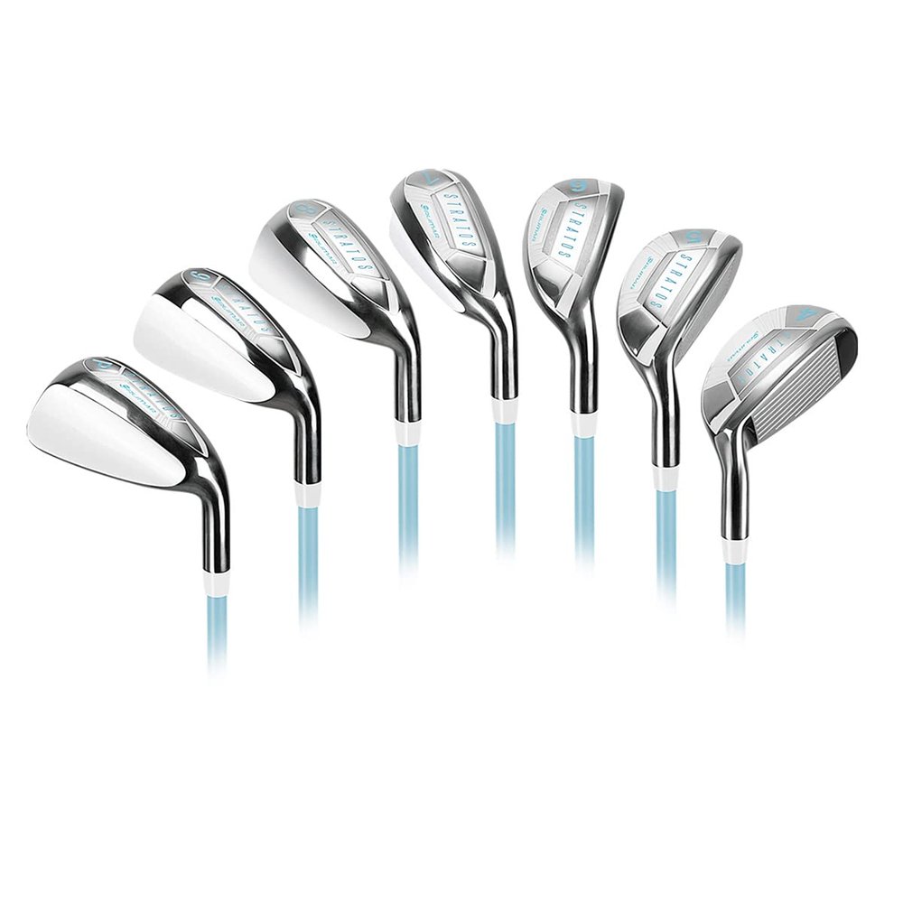 Orlimar Stratos Womens Hybrid-Iron Golf Club Set (4-PW), Right Handed Graphite Shafted, Ladies Flex