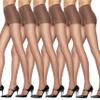 Hanes Silk Reflections Non Control Sheer Toe Silky Sheer Pantyhose, Barely There, Size EF (Pack of 6) view 1