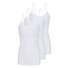 ACTIVE UNIFORMS Women's Soft and Breathable Cotton Stretch Camisole with Adjustable Strap Tank Top Multi-Pack of 3 (White, 2X-Large) view 1