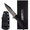 OERLA OLK-D45 Tactical Survival Knife with Kydex Sheath, D2 High Carbon Steel Fixed Blade Outdoor Knife, G10 Handle, EDC Tactical Belt Clip view 1
