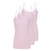 ACTIVE UNIFORMS Women's Soft and Breathable Cotton Stretch Camisole with Adjustable Strap Tank Top Multi-Pack of 3 (Pink, X-Small) view 1