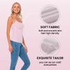 ACTIVE UNIFORMS Women's Soft and Breathable Cotton Stretch Camisole with Adjustable Strap Tank Top Multi-Pack of 3 (Pink, X-Small) view 4