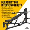Powertec Fitness Workbench Multi Press - Adjustable Gym Equipment for Home - Multifunctional Bench Press - Universal Exercise Equipment for Strength Training view 2