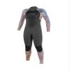 O'Neill Women's Epic 4:3mm Back Zip Full Wetsuit, Durable Warmth with Good Flexibility for Surfing and All Water Activities, Graphite/Desert Bloom/Drift Blue, 6 view 1